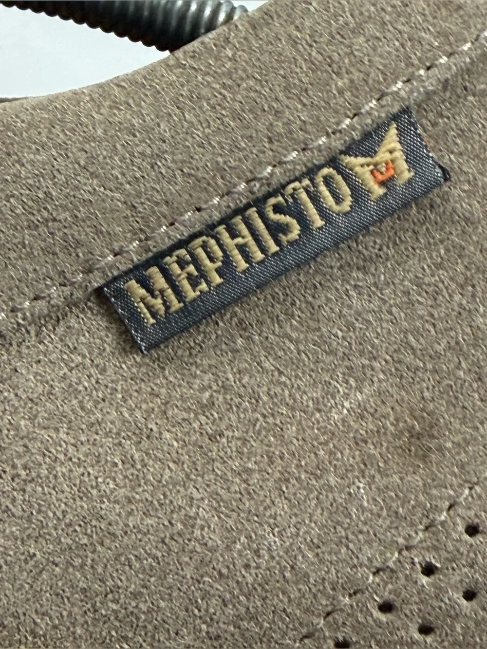 Mephisto suede upper